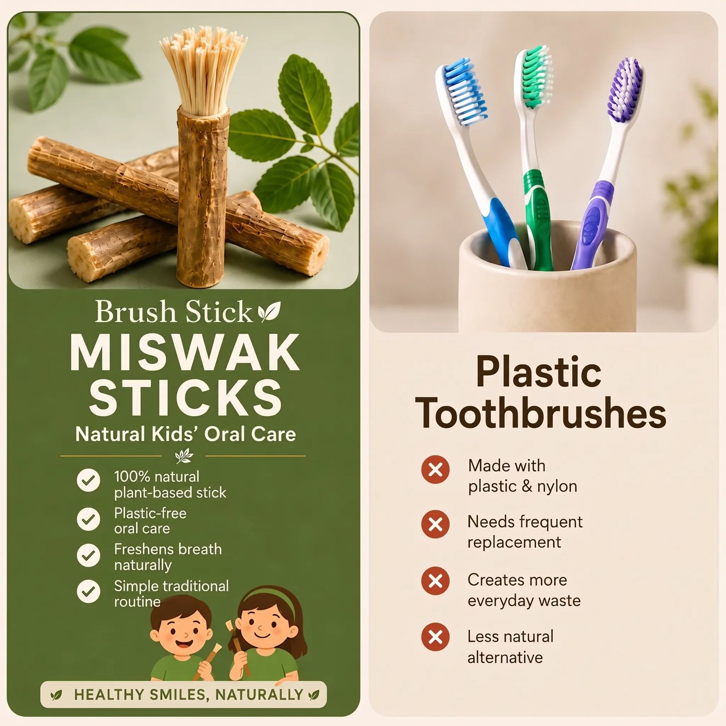 Brush Stick Miswak Sticks – Natural Toothbrush